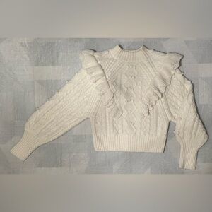 ASTR The Label Judy Ruffle-Trim Sweater